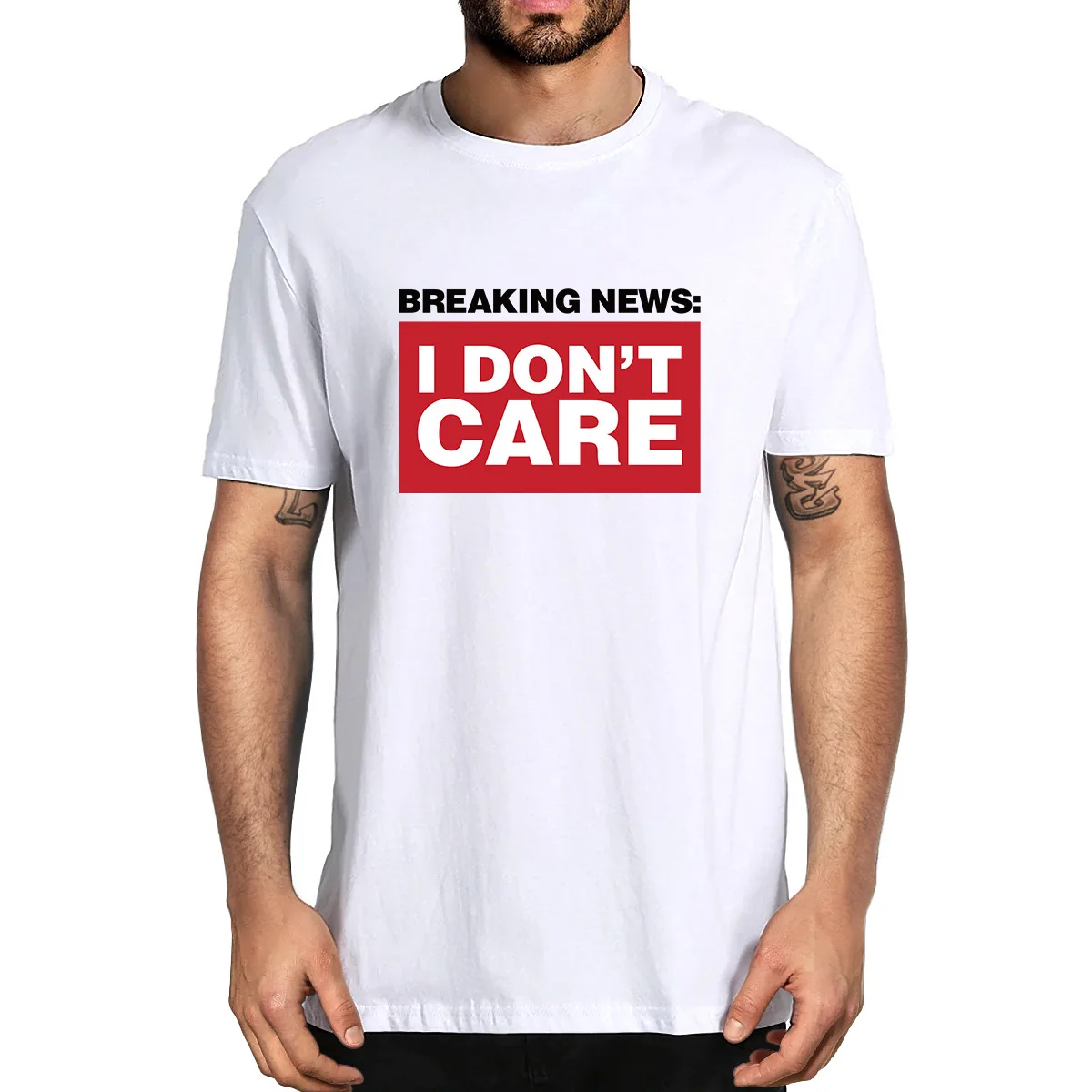 100% Cotton Breaking News I Don’t Care Harajuku Funny Unisex Oversized Men Novelty T-Shirt Women Casual Soft Tee EU Size
100% Cotton Breaking News I Don’t Care Harajuku Funny Unisex Oversized Men Novelty T-Shirt Women Casual Soft Tee EU Size