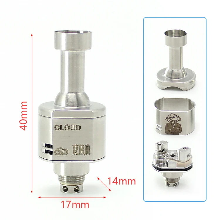 SXK cloud RBA MTL rta DL RBA airflow for BB Mod Billet box V4 Bantam Box SXK SUPBOX
SXK cloud RBA MTL rta DL RBA airflow for BB Mod Billet box V4 Bantam Box SXK SUPBOX