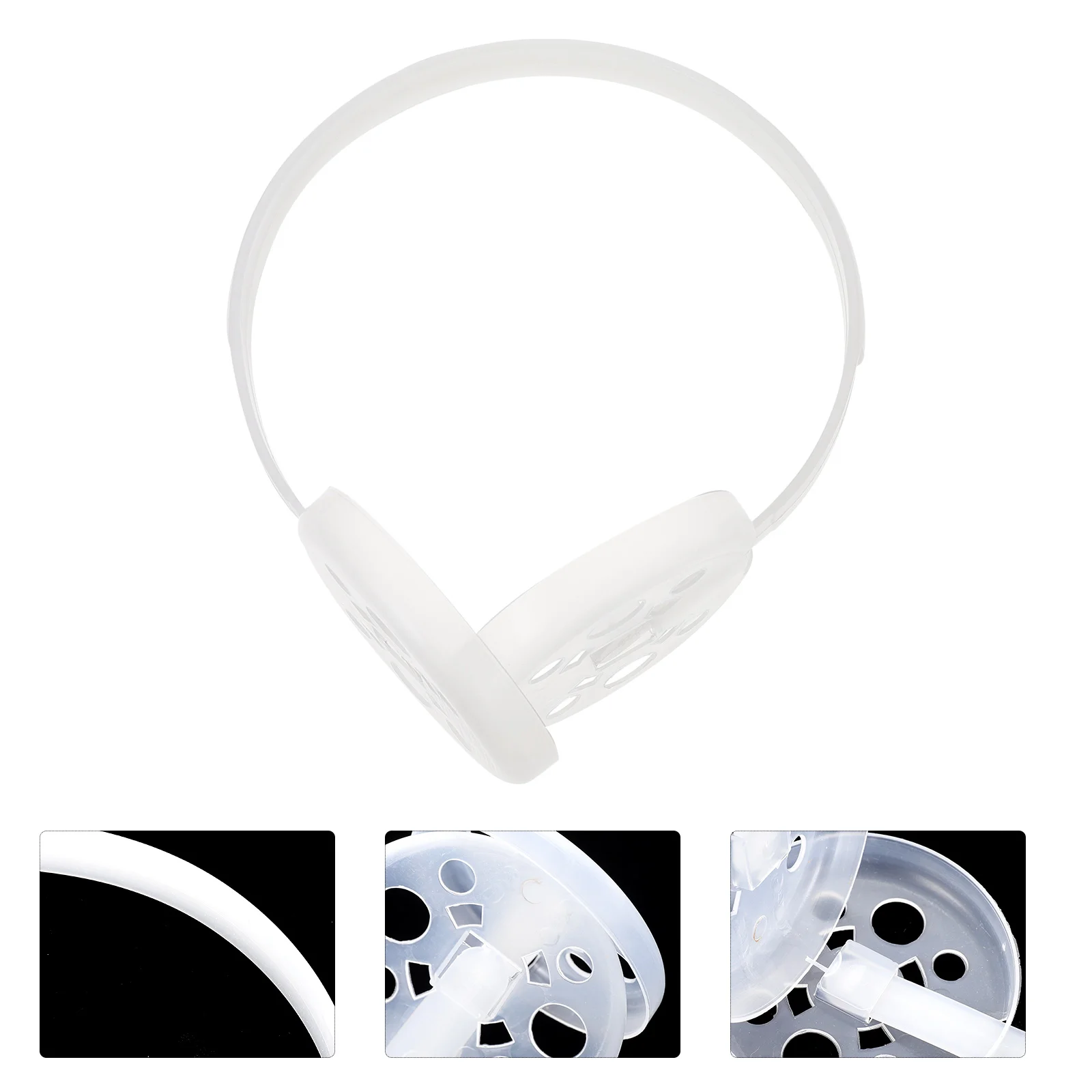 4 Pcs Earmuff Warmer DIY Holder Plastic Rack Earpiece Frame Antifreezing Stand
4 Pcs Earmuff Warmer DIY Holder Plastic Rack Earpiece Frame Antifreezing Stand