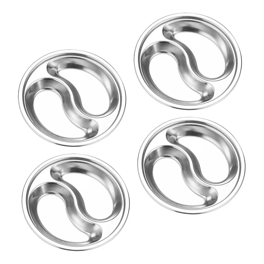 4 Pcs Stainless Steel Dishes Divided Sauce Dishes Stainless Steel Seasoning Dishes Tasting Dishes Soy Sauce Dish Ketchup Dish
4 Pcs Stainless Steel Dishes Divided Sauce Dishes Stainless Steel Seasoning Dishes Tasting Dishes Soy Sauce Dish Ketchup Dish