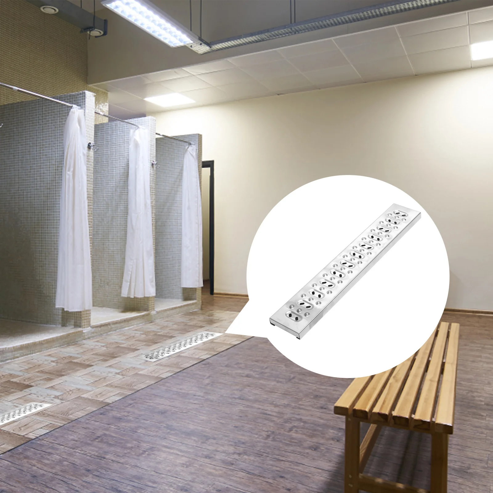 Linear Shower Drain Stainless Steel Trench Drains Bathroom Rectangular Floor Drain
Linear Shower Drain Stainless Steel Trench Drains Bathroom Rectangular Floor Drain