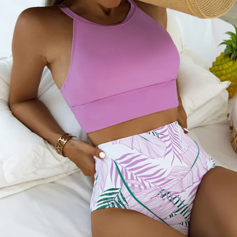 Brown Leaf High Waist Bikini Underwear Set Women Halter Swimsuit Two Pieces Swimwear 2022 Sexy Bathing Suit Beachwear
Brown Leaf High Waist Bikini Underwear Set Women Halter Swimsuit Two Pieces Swimwear 2022 Sexy Bathing Suit Beachwear