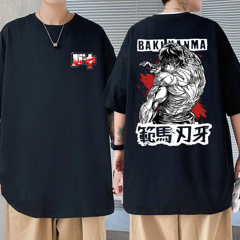 Japanese Anime Baki The Grappler Yujiro Hanma Graphic T-shirts Men Manga Cotton Short Sleeve Male Vintage Tshirt Man Streetwear
Japanese Anime Baki The Grappler Yujiro Hanma Graphic T-shirts Men Manga Cotton Short Sleeve Male Vintage Tshirt Man Streetwear