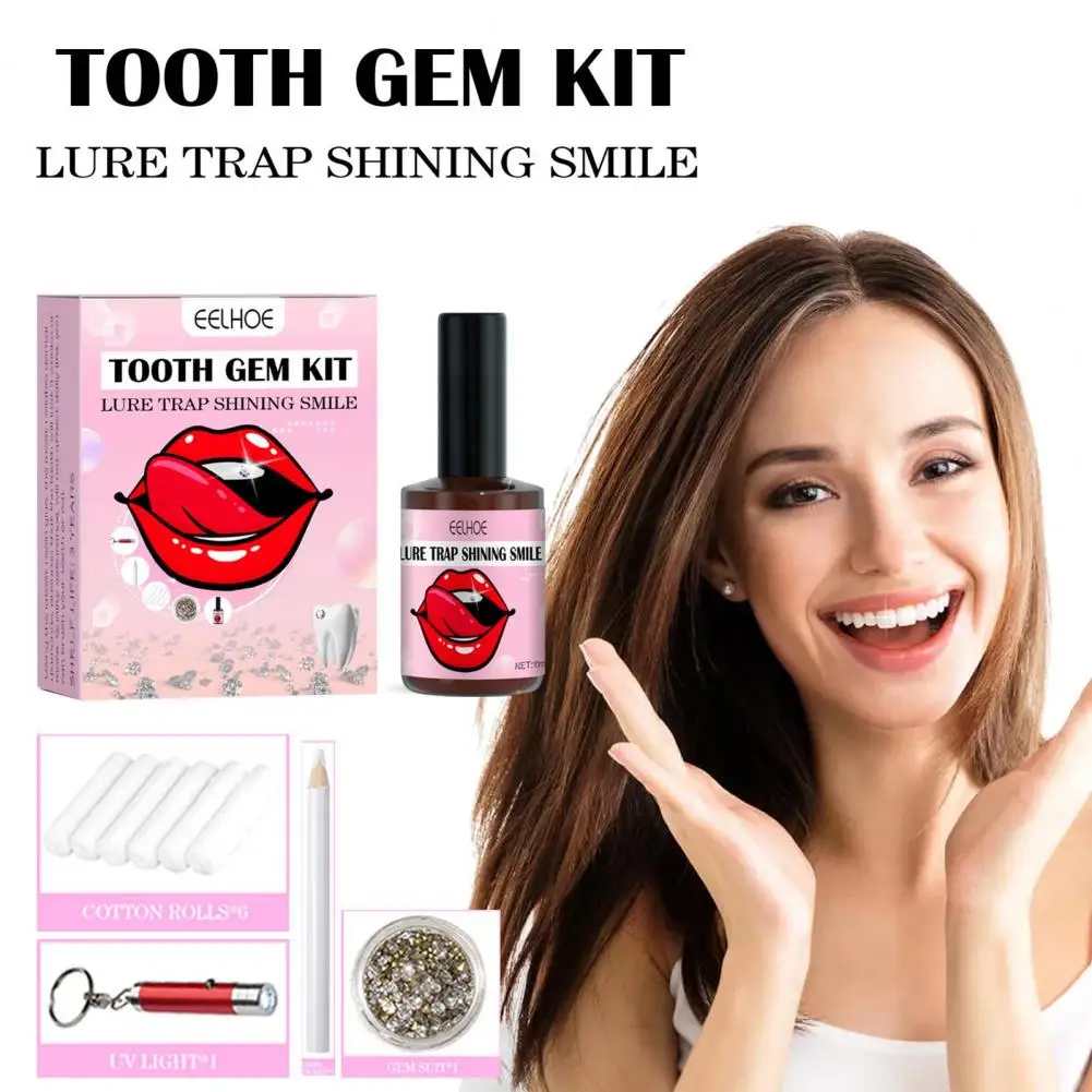 1 Set Tooth Ornament Decoration Safe Simple Operation Non-irritating Easy to Disassemble Reliable Decor Sturdy Lure Trap Shining
1 Set Tooth Ornament Decoration Safe Simple Operation Non-irritating Easy to Disassemble Reliable Decor Sturdy Lure Trap Shining
