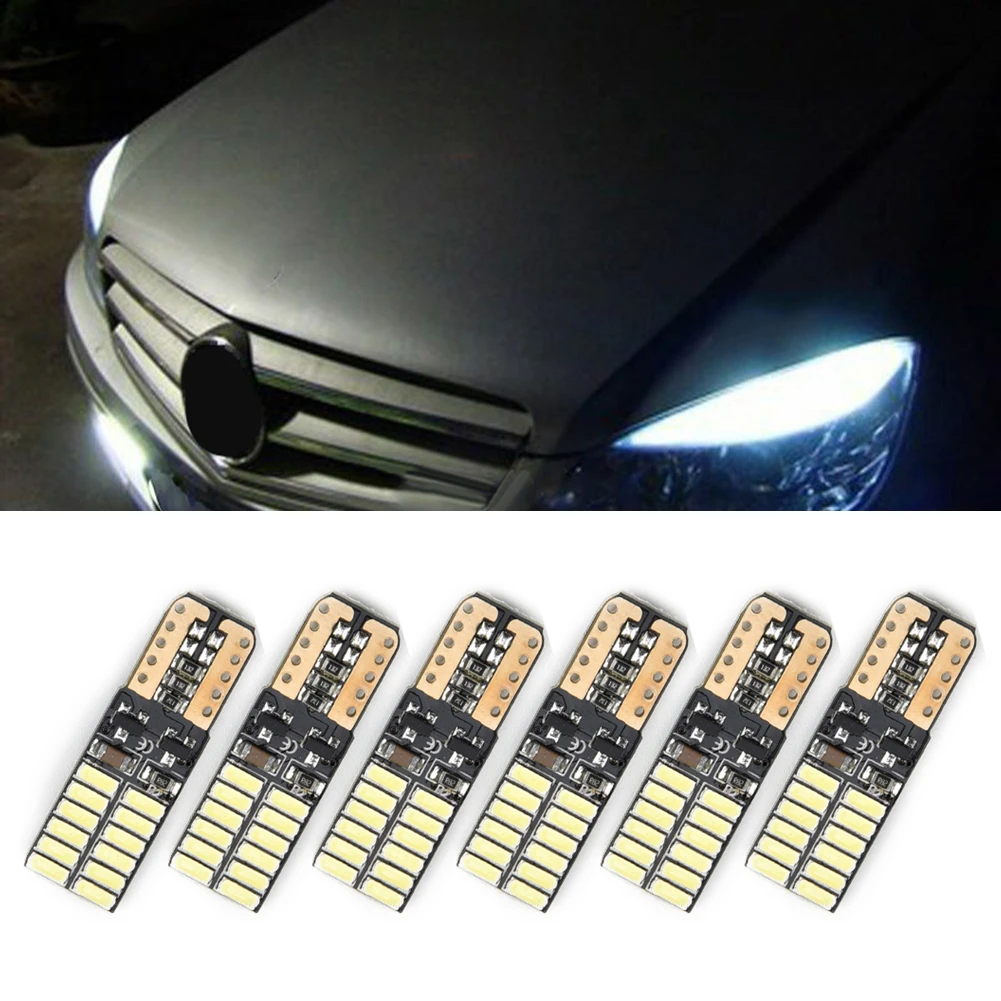 6pcs LED Lights Bulb T10 6000K White Lighting Error Free Light For Mercedes W204 5W DC12V-24V Car Headlight Bulbs
6pcs LED Lights Bulb T10 6000K White Lighting Error Free Light For Mercedes W204 5W DC12V-24V Car Headlight Bulbs
