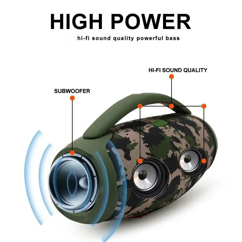 Стерео-Колонка объемная TWS Bluetooth 100 Вт, мощный портативный уличный музыкальный центр, беспроводной RGB-динамик с эффектом детской яркости, басовый динамик
Стерео-Колонка объемная TWS Bluetooth 100 Вт, мощный портативный уличный музыкальный центр, беспроводной RGB-динамик с эффектом детской яркости, басовый динамик