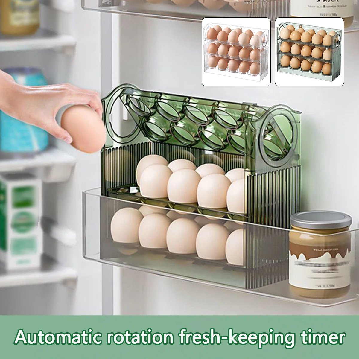 Держатель для яиц, трехслойный флип-контейнер для хранения яиц, многоразовый контейнер для хранения яиц, 30 яиц, контейнер для хранения яиц
Держатель для яиц, трехслойный флип-контейнер для хранения яиц, многоразовый контейнер для хранения яиц, 30 яиц, контейнер для хранения яиц