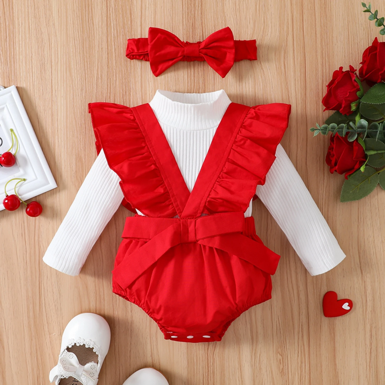 Ma&Baby 0-18M Christmas Baby Red Costumes Newborn Infant Girl Clothes Set Knit Long Sleeve Tops Overall Romper Outfits Xmas D01
Ma&Baby 0-18M Christmas Baby Red Costumes Newborn Infant Girl Clothes Set Knit Long Sleeve Tops Overall Romper Outfits Xmas D01