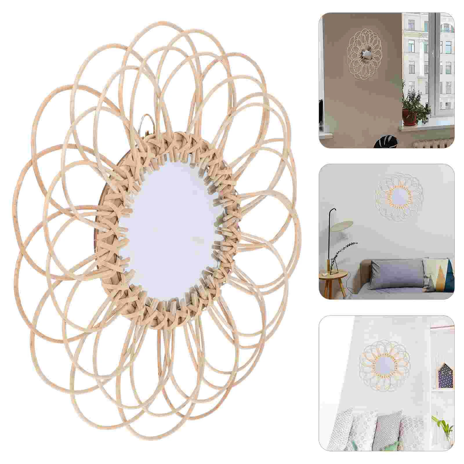 Mirror Wall Rattan Decor Round Hanging Woven Makeup Wicker Circular Bathroom Farmhouse Mirrors Macrame Sunflowernordic Style
Mirror Wall Rattan Decor Round Hanging Woven Makeup Wicker Circular Bathroom Farmhouse Mirrors Macrame Sunflowernordic Style