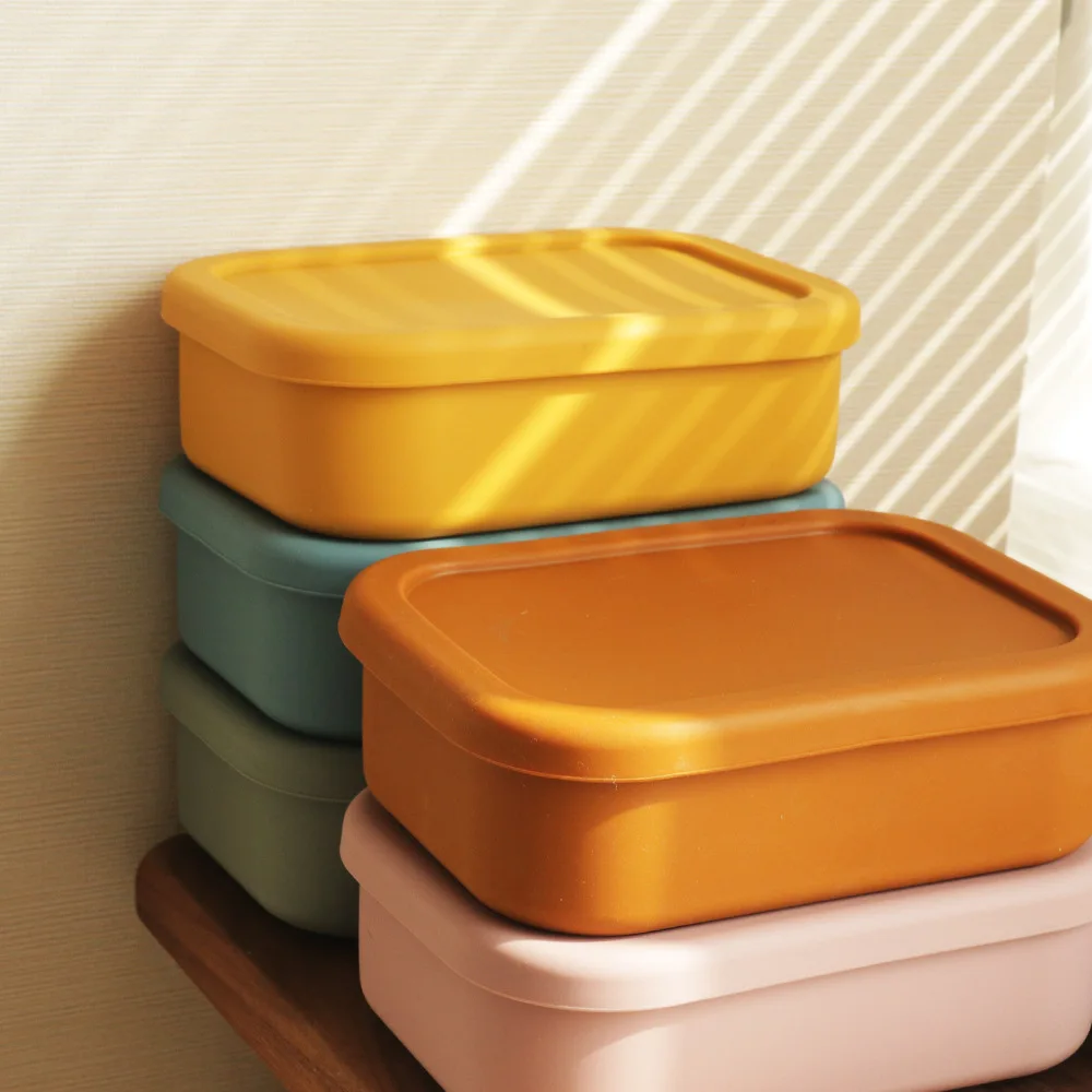 Portable lunch box microwave oven can heat and refrigerate split silica gel sealed fresh-keeping box refrigerator Bento Box
Portable lunch box microwave oven can heat and refrigerate split silica gel sealed fresh-keeping box refrigerator Bento Box