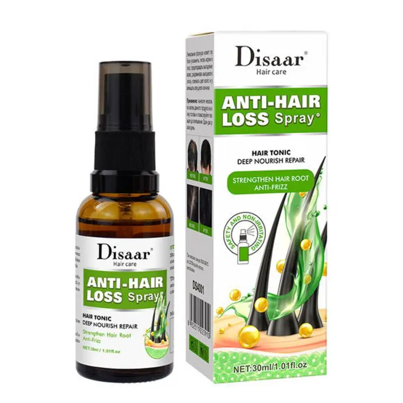 

Hair Growth Spray Anti Hair Loss Serum Products Dry Hair Thinning Frizzy Split Scalp Health Care Keeps Hair Regrowth