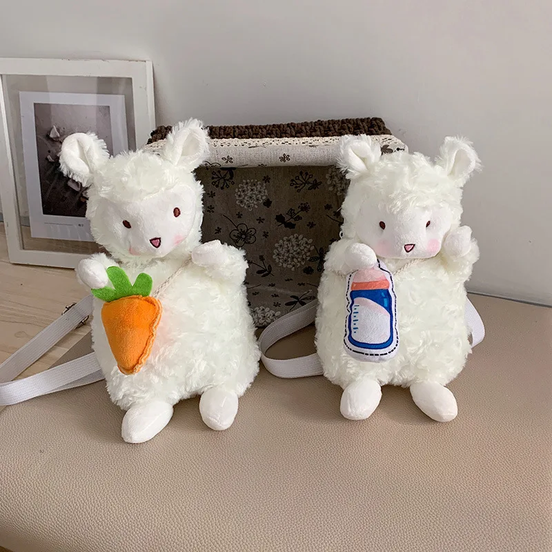 Женская маленькая сумка с мультяшной куклой, новинка 2023, милая плюшевая сумка для девочки, сумка через плечо с косым перекрестом из ягненка
Женская маленькая сумка с мультяшной куклой, новинка 2023, милая плюшевая сумка для девочки, сумка через плечо с косым перекрестом из ягненка