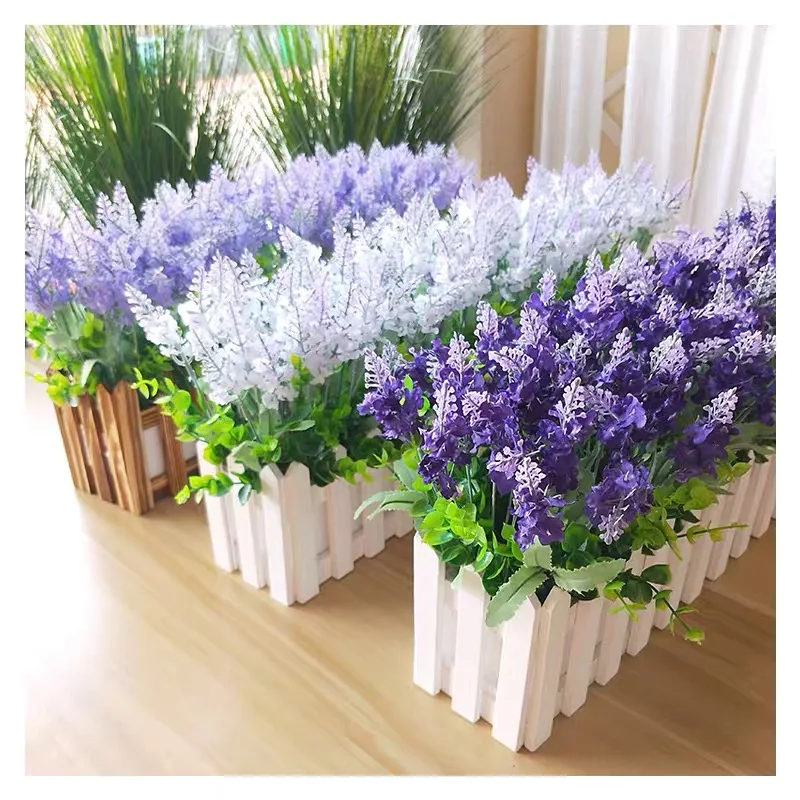 Artificial Flowers Flocked Plastic Lavender Bundle Fake Plants Wedding Bridle Bouquet Indoor Outdoor Home Kitchen Office Table
Artificial Flowers Flocked Plastic Lavender Bundle Fake Plants Wedding Bridle Bouquet Indoor Outdoor Home Kitchen Office Table
