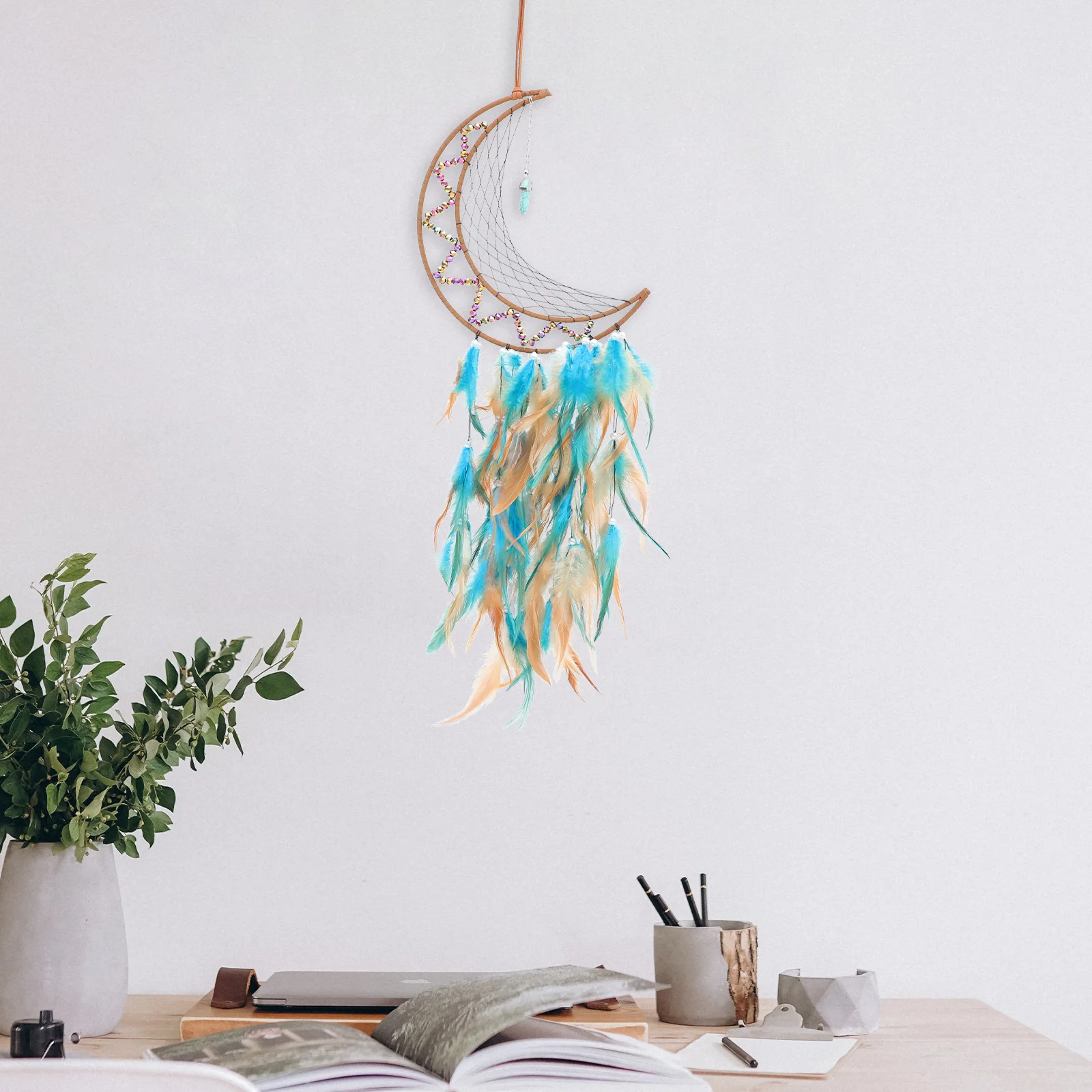 Moon Dream Catcher Wall Hanging Decoration Pendant Home Unique Ornaments Lovely Dreamcatcher
Moon Dream Catcher Wall Hanging Decoration Pendant Home Unique Ornaments Lovely Dreamcatcher