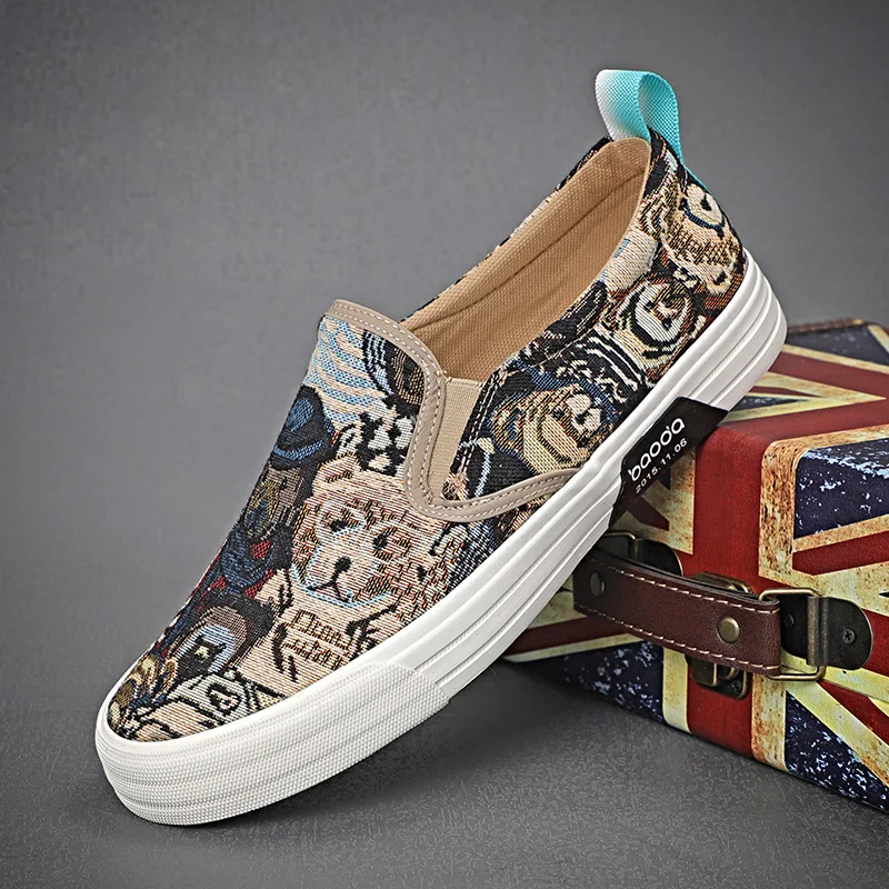 Canvas Shoes Breathable Men's Slip-on Loafers Men Sneakers Casual Comfortable Male Footwear Designer Shoes Man Zapatos De Hombre
Canvas Shoes Breathable Men's Slip-on Loafers Men Sneakers Casual Comfortable Male Footwear Designer Shoes Man Zapatos De Hombre