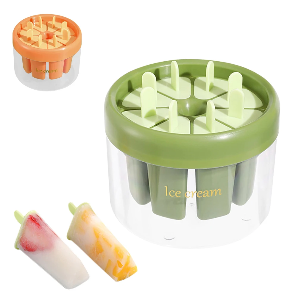 Ice Cream Mold 8-Grid Ice Mould Handmade Dessert Popsicle Mold Ice Tray Diy Ice Cream Reusable With Stick Kawaii Kitchen Tool
Ice Cream Mold 8-Grid Ice Mould Handmade Dessert Popsicle Mold Ice Tray Diy Ice Cream Reusable With Stick Kawaii Kitchen Tool