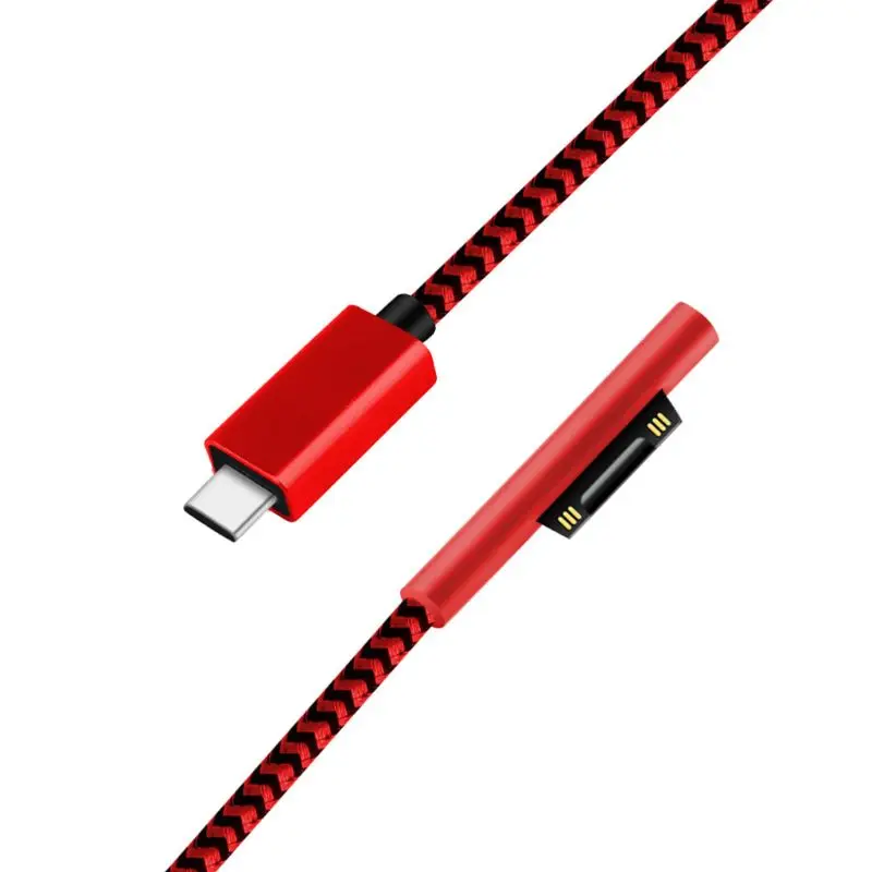 1.8m Usb Type-C Power Supply Charger Adapter 15v 3A Pd Fast Charging Cable Suitable for microsoft- Surface Pro 3 4 5 6 7
1.8m Usb Type-C Power Supply Charger Adapter 15v 3A Pd Fast Charging Cable Suitable for microsoft- Surface Pro 3 4 5 6 7