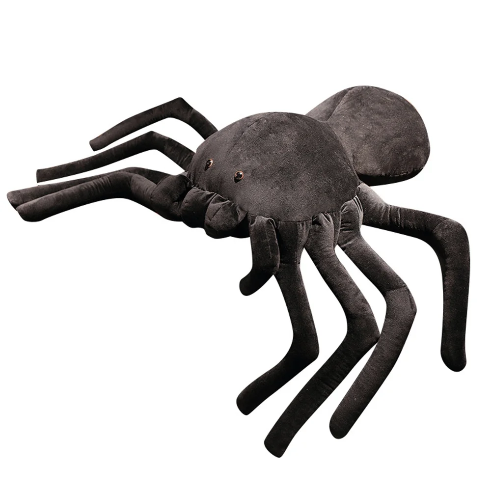 

30/40cm Giant Simulation Spider Plush Toys Stuffed Animal Soft Spider Cushion Appease Toy Throw Pillow Kids Scary Horror Toy