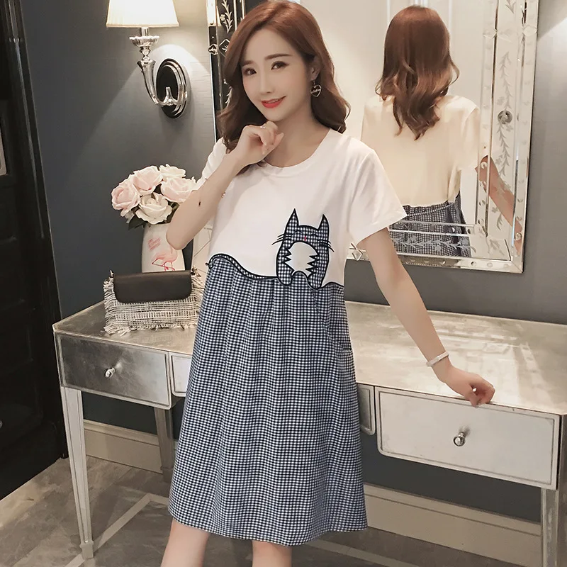 Maternity Wear 2022 New Maternity Dress Fashion Loose Summer Short-Sleeved Mid-length Nursing Skirt
Maternity Wear 2022 New Maternity Dress Fashion Loose Summer Short-Sleeved Mid-length Nursing Skirt