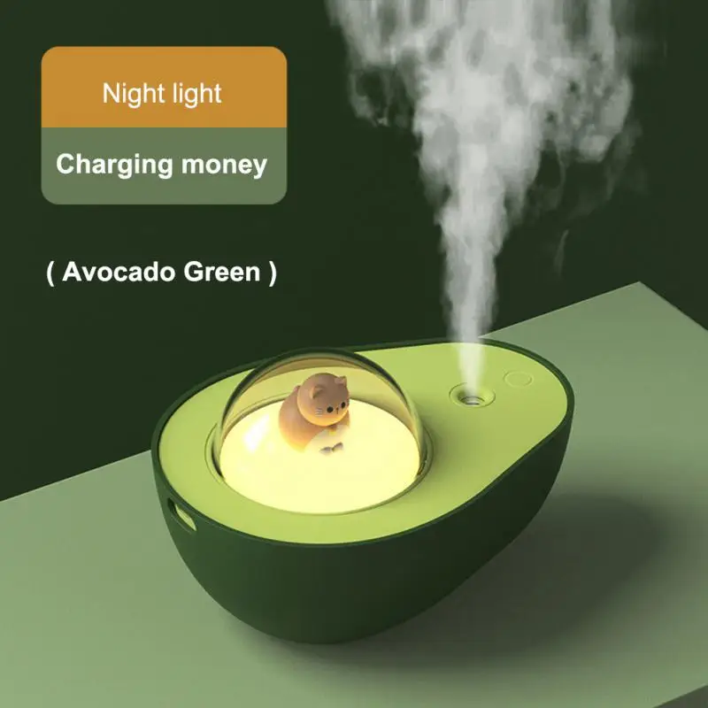Desktop Air Humidifier Cute Kawaiil Avocado Diffuser With Night Light Cool Mist For Bedroom Home Car Plants Purifier Humificador
Desktop Air Humidifier Cute Kawaiil Avocado Diffuser With Night Light Cool Mist For Bedroom Home Car Plants Purifier Humificador