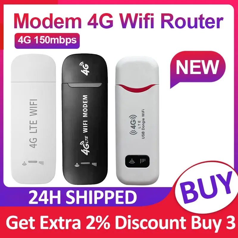 3G 4G LTE Wifi Router Portable Wireless 4G WiFi Repeater USB Dongle With Firewall 150Mbps Modem Network Expander Mobile Hotspot
3G 4G LTE Wifi Router Portable Wireless 4G WiFi Repeater USB Dongle With Firewall 150Mbps Modem Network Expander Mobile Hotspot