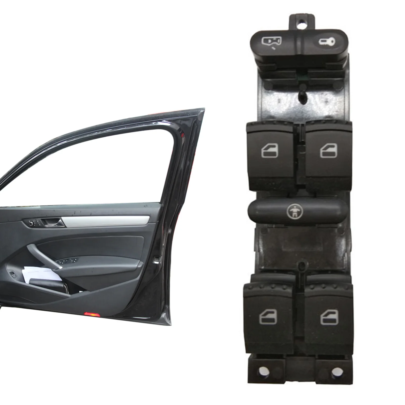 Power Side Window Switch Replacement ForVolkswagen ForBora ForGolf Front Left Driver Side Switch Button For Car Window Control
Power Side Window Switch Replacement ForVolkswagen ForBora ForGolf Front Left Driver Side Switch Button For Car Window Control