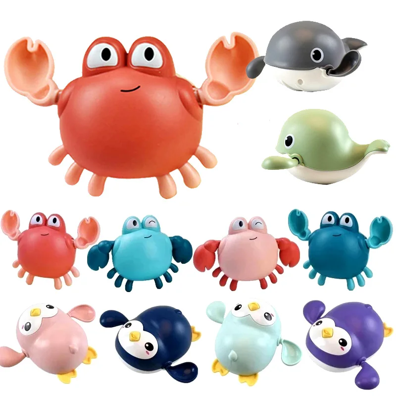Baby Toys Bathing Ducks Cartoon Animal Whale Crab Swimming Pool Water Play Game Chain Clockwork Bath Toys For Children
Baby Toys Bathing Ducks Cartoon Animal Whale Crab Swimming Pool Water Play Game Chain Clockwork Bath Toys For Children