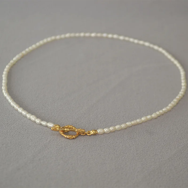 Freshwater Pearl Chain Arabesque Branch OT Buckle Simple Elegant Necklace & Bracelet
Freshwater Pearl Chain Arabesque Branch OT Buckle Simple Elegant Necklace & Bracelet