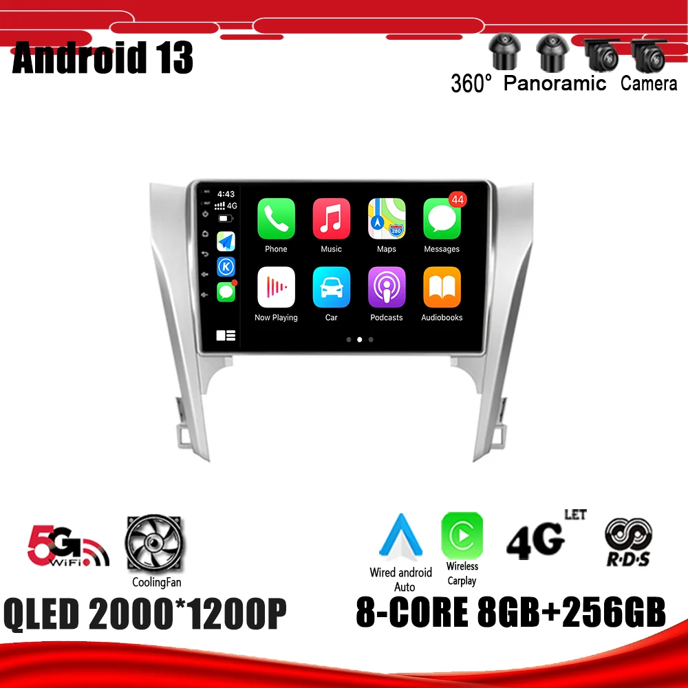 Android 13 Navigation GPS DSP Carplay WIFI+4G For Toyota Camry 7 XV 50 55 2011 - 2014 Car Radio Multimedia Player
Android 13 Navigation GPS DSP Carplay WIFI+4G For Toyota Camry 7 XV 50 55 2011 - 2014 Car Radio Multimedia Player