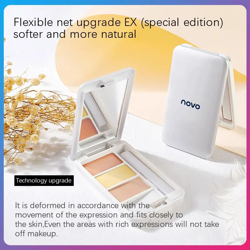 Brighten Skin Tone Face Concealer Cream Cover Acne Spots Dark Circle Moisturizing 3 Color Concealer Plate Face Makeup Cosmetics
Brighten Skin Tone Face Concealer Cream Cover Acne Spots Dark Circle Moisturizing 3 Color Concealer Plate Face Makeup Cosmetics