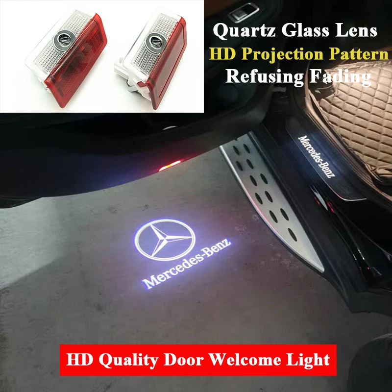 Single Universal Wireless Car Door Led Light with Brand Logo Car Door Welcome Light for Benz A C E R GLS GLE GL Class
Single Universal Wireless Car Door Led Light with Brand Logo Car Door Welcome Light for Benz A C E R GLS GLE GL Class
