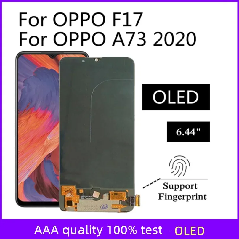 OLED-экран 6,44 дюйма для OPPO F17 CPH2095 / A73 2020 CPH2099, ЖК-дисплей, цифровой преобразователь экрана в сборе, замена
OLED-экран 6,44 дюйма для OPPO F17 CPH2095 / A73 2020 CPH2099, ЖК-дисплей, цифровой преобразователь экрана в сборе, замена