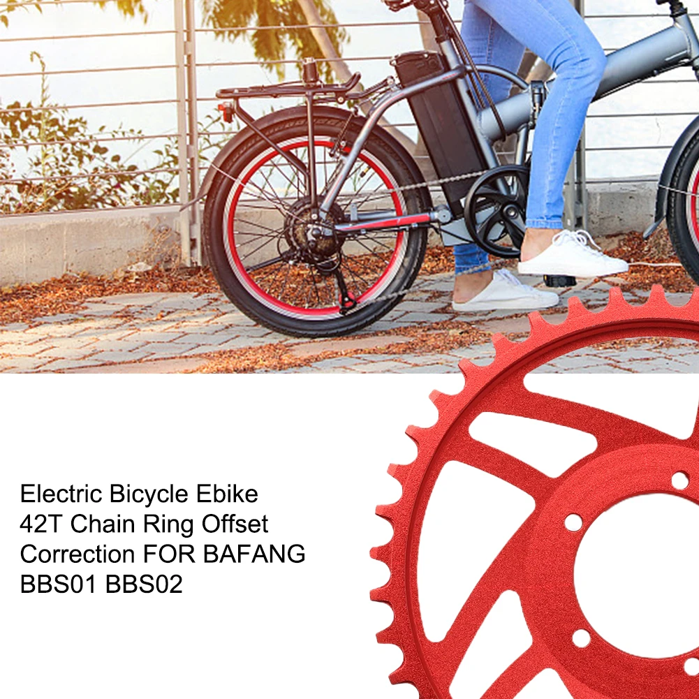 Durable High Quality Electric Bicycle ChainRing EBike ChainRing FOR BAFANG 42T Ebike Electric BBS01 BBS02 Bafang
Durable High Quality Electric Bicycle ChainRing EBike ChainRing FOR BAFANG 42T Ebike Electric BBS01 BBS02 Bafang