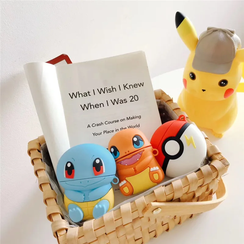 Pokemon Go Pikachu Charmander Gengar AirPods 3 2 Pro Case Bluetooth Earphone Pokeball Anime Figures Kawaii Headphone Cover Gifts
Pokemon Go Pikachu Charmander Gengar AirPods 3 2 Pro Case Bluetooth Earphone Pokeball Anime Figures Kawaii Headphone Cover Gifts