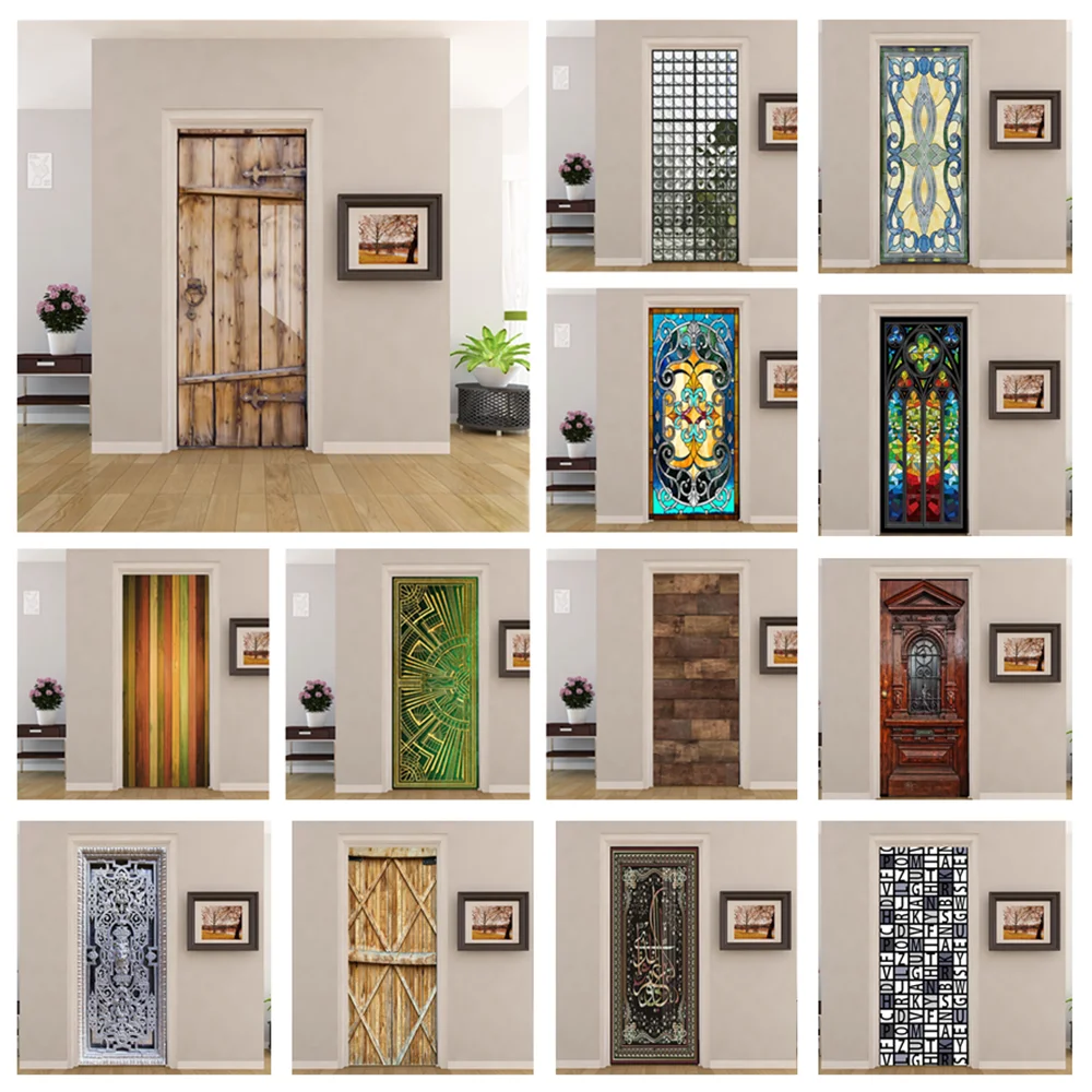 Retro Wood Grain Wallpapers For Living Room Wooden Door Mirror Effect Art Door Decoration Sticker Self Stick Renew Home 3D Mural
Retro Wood Grain Wallpapers For Living Room Wooden Door Mirror Effect Art Door Decoration Sticker Self Stick Renew Home 3D Mural