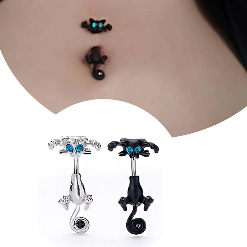 1 Pack New Retro Diamond Cat Shape Stainless Steel Rhinestone Navel Nail Ladies Fashion Personality Body Piercing Jewelry
1 Pack New Retro Diamond Cat Shape Stainless Steel Rhinestone Navel Nail Ladies Fashion Personality Body Piercing Jewelry