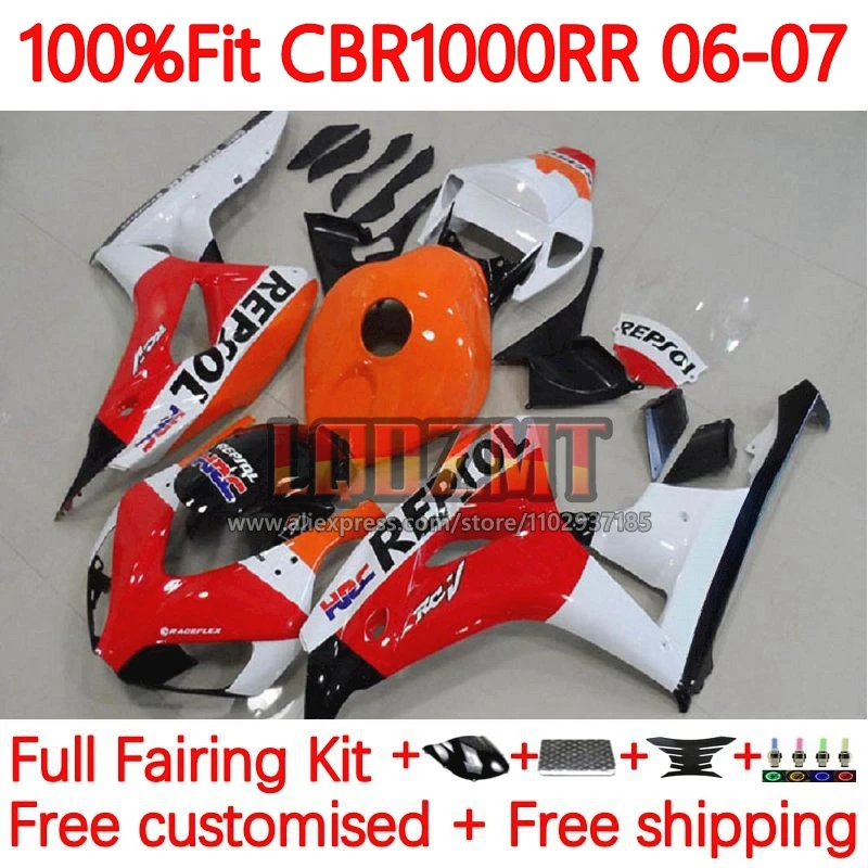 Injection Frame For HONDA CBR 1000 RR CC 1000RR 1000CC CBR1000RR CBR1000 RR Repsol red 06 07 2006 2007 OEM Fairings 114No.4
Injection Frame For HONDA CBR 1000 RR CC 1000RR 1000CC CBR1000RR CBR1000 RR Repsol red 06 07 2006 2007 OEM Fairings 114No.4