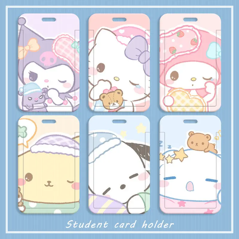 Sanrio Cinnamoroll Hello Kittys Anime My Melody Kuromi Card Cover Keychain Cartoon Pattern Campus Water Card Selvee Pendant Girl
Sanrio Cinnamoroll Hello Kittys Anime My Melody Kuromi Card Cover Keychain Cartoon Pattern Campus Water Card Selvee Pendant Girl