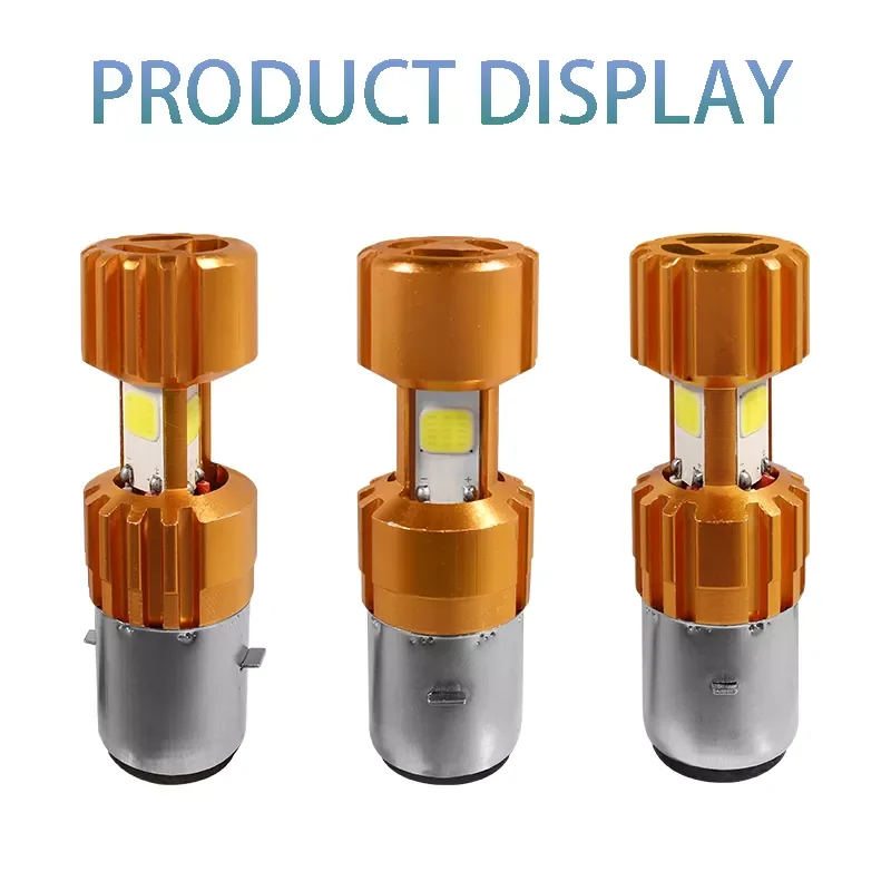 1Pcs H4 H6 BA20D LED Motocycle Headlight Bulb 3COB LED Moto ATV Scooter Bike Headlamp 2000LM White 6000K 12V-80V
1Pcs H4 H6 BA20D LED Motocycle Headlight Bulb 3COB LED Moto ATV Scooter Bike Headlamp 2000LM White 6000K 12V-80V