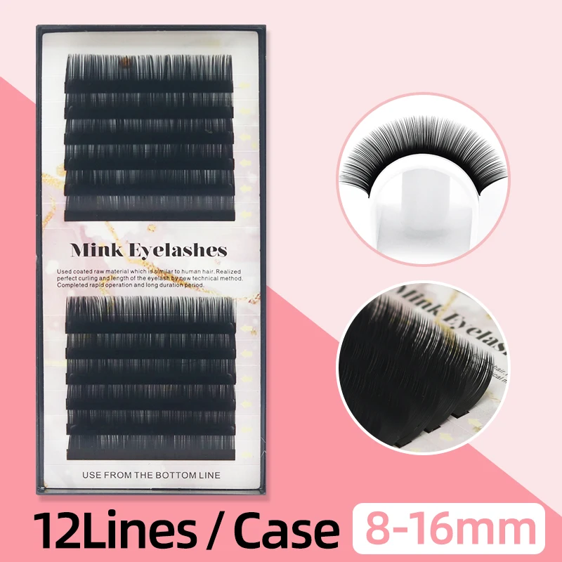 12Rows B C D DD Curl Eyelash Extension False Individual Lashes Handmade Mink Eyelashes Extensions Supplier Beauty Make Up
12Rows B C D DD Curl Eyelash Extension False Individual Lashes Handmade Mink Eyelashes Extensions Supplier Beauty Make Up