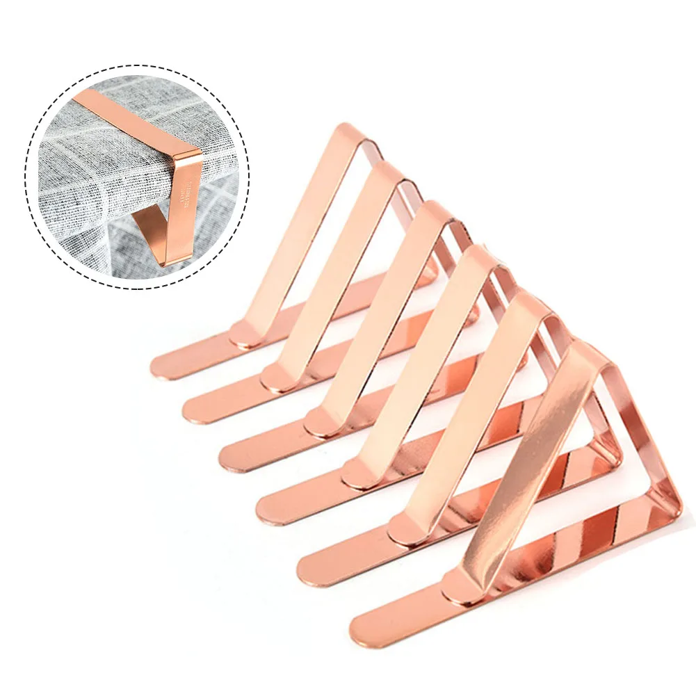 6Pcs Tablecloth Clips Stainless Steel Table Clips Table Cloth Cover Clamps Holders For Outdoor Parties Weddings Table Cloth Clip
6Pcs Tablecloth Clips Stainless Steel Table Clips Table Cloth Cover Clamps Holders For Outdoor Parties Weddings Table Cloth Clip