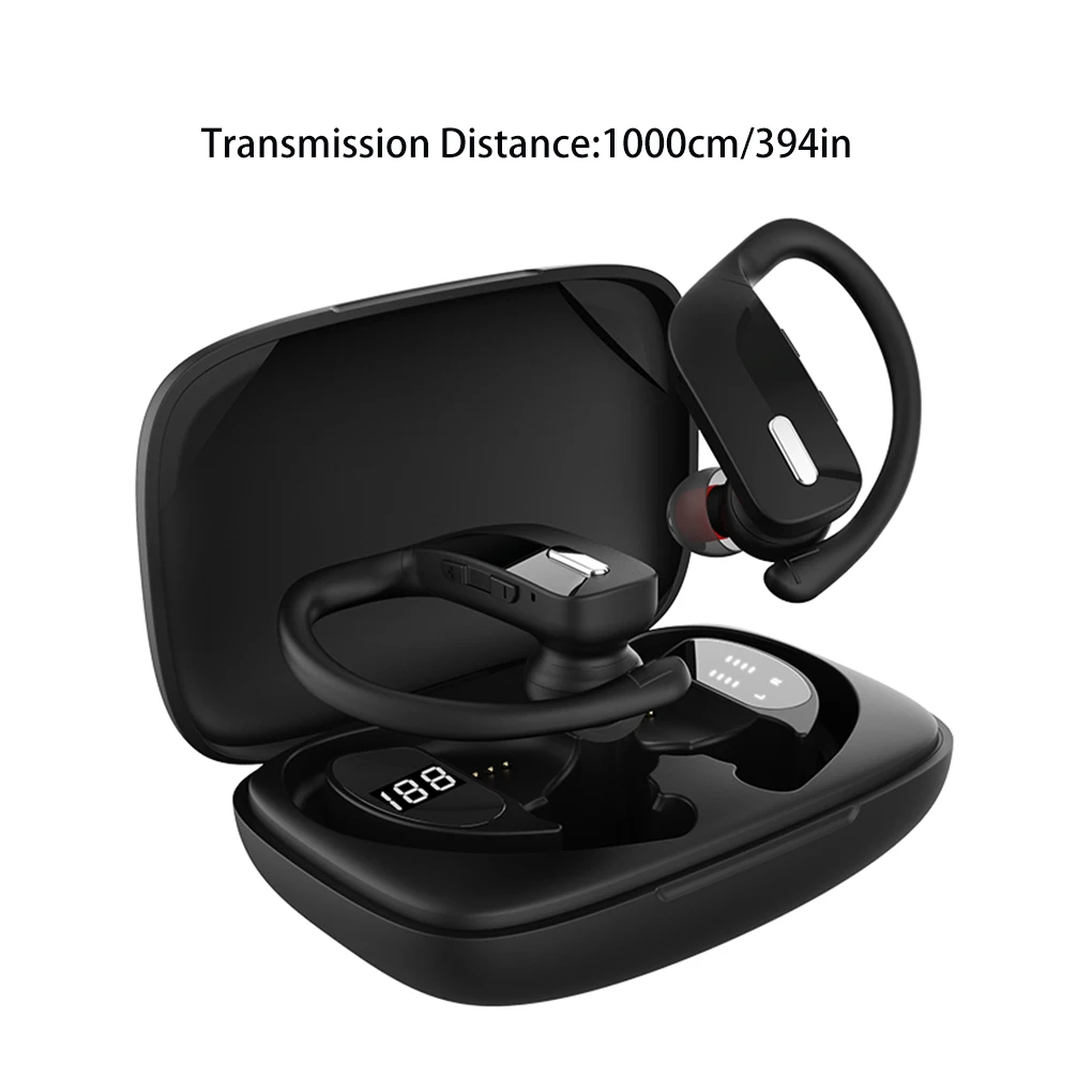 Earphone IPX5 Waterproof Wireless Headphone Rechargeable Ear Hook Bluetooth-compatible Earphone with Charging Case 
Earphone IPX5 Waterproof Wireless Headphone Rechargeable Ear Hook Bluetooth-compatible Earphone with Charging Case