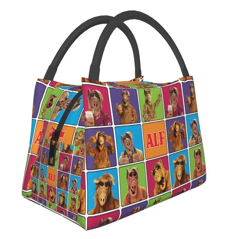 Alien Life Form ALF Meme Collage Lunch Bag For Women Thermal Cooler Insulated Lunch Box for School Travel Picnic Food Tote Bags
Alien Life Form ALF Meme Collage Lunch Bag For Women Thermal Cooler Insulated Lunch Box for School Travel Picnic Food Tote Bags