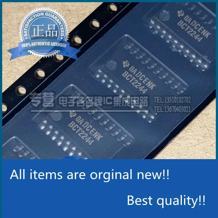 10 шт., оригинальные новые Φ SN74BCT2244NSR Silkscreen BCT2244, пластырь среднего размера SO-20/5,2 
10 шт., оригинальные новые Φ SN74BCT2244NSR Silkscreen BCT2244, пластырь среднего размера SO-20/5,2