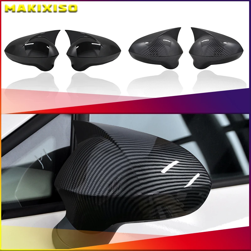 For Seat Ibiza Mk4 6J Rear Mirror Cover Bright Piano Black View Case Protector Cap 2009 2017 ABS Plastic 2 Pcs FR Bat Style
For Seat Ibiza Mk4 6J Rear Mirror Cover Bright Piano Black View Case Protector Cap 2009 2017 ABS Plastic 2 Pcs FR Bat Style