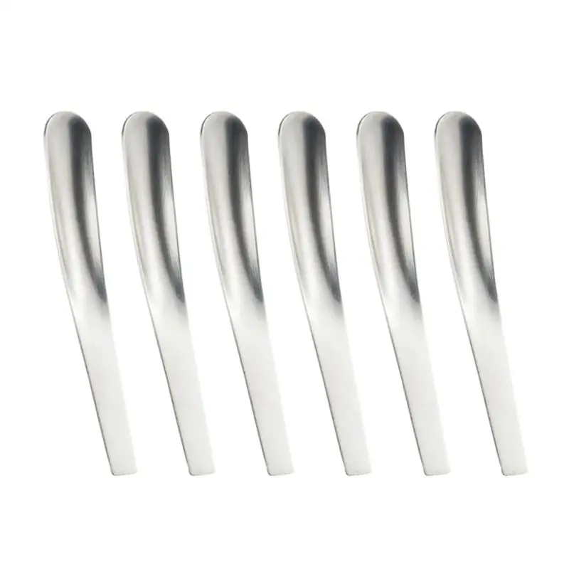 6Pcs Stainless Steel Soup Spoon Mini Long Flat Spoon Coffee Ice Tea Egg Custard Spoon Gadget for Home Hotel Restaurant (Silver) 
6Pcs Stainless Steel Soup Spoon Mini Long Flat Spoon Coffee Ice Tea Egg Custard Spoon Gadget for Home Hotel Restaurant (Silver)