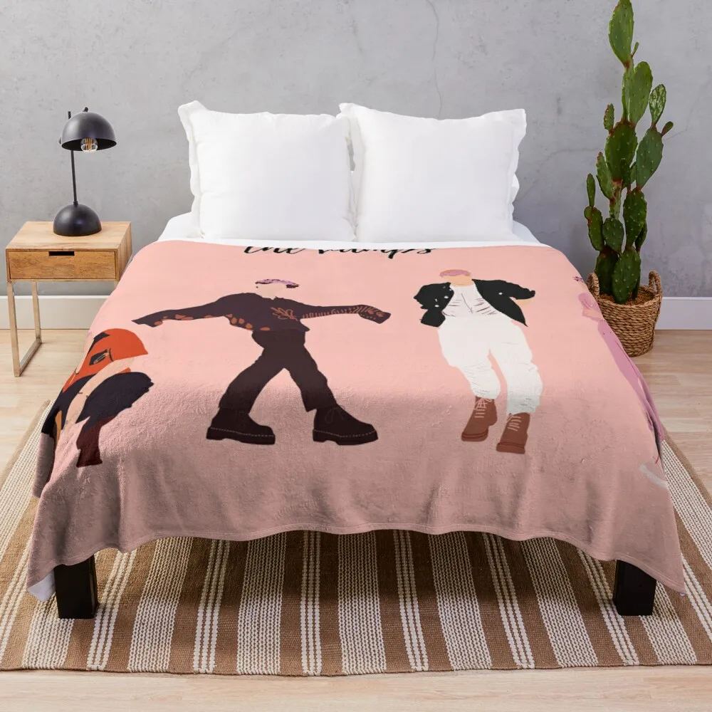 

Вампис-эра цветущей вишни, плед, вязаное одеяло, дизайнерское одеяло, одеяло, роскошное Брендовое кавайное одеяло