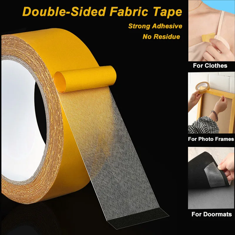 20 м двусторонняя лента для одежды, модная тканевая лента, прочная фиксация для ковров, двусторонняя клейкая лента, сверхпрочная супер-палка
20 м двусторонняя лента для одежды, модная тканевая лента, прочная фиксация для ковров, двусторонняя клейкая лента, сверхпрочная супер-палка