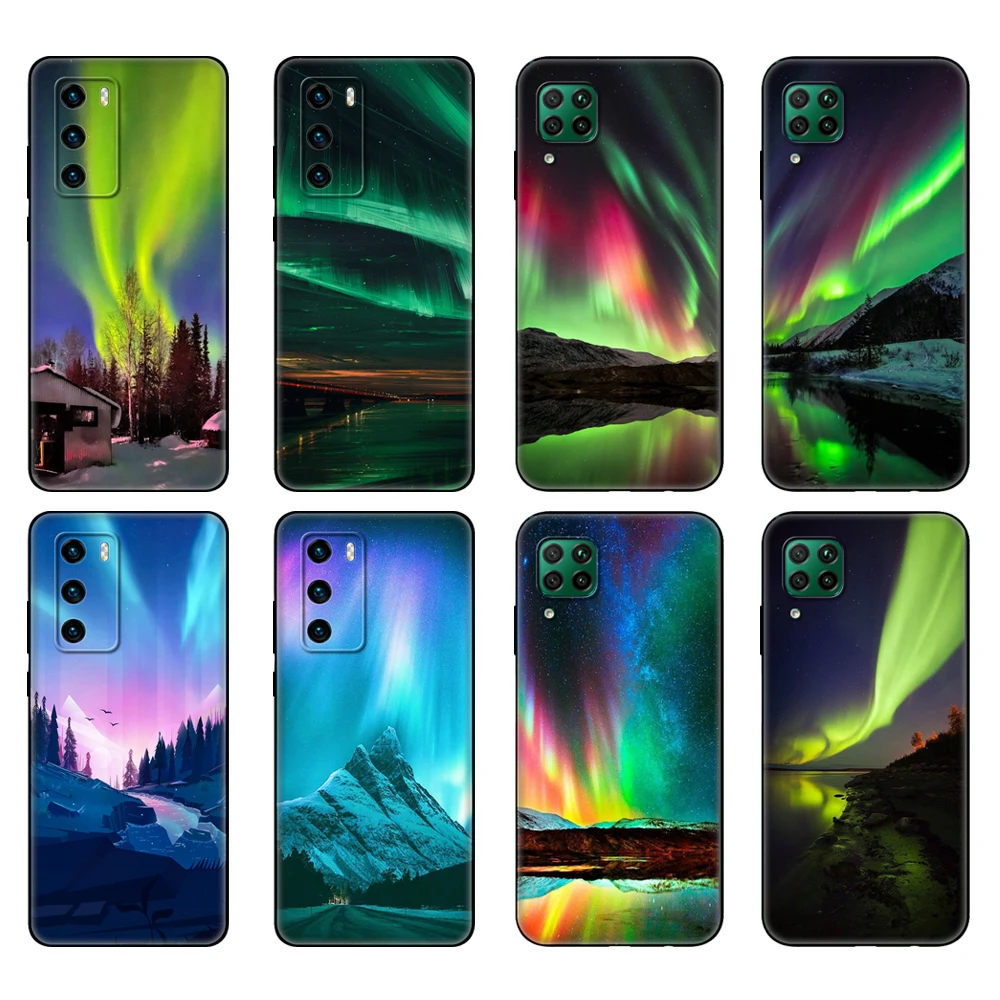 Black tpu Case For Huawei P30 Lite P30 Pro P40 Case For Huawei P40 LITE E P Smart Cover Green Iceland Northern Lights Landscape
Black tpu Case For Huawei P30 Lite P30 Pro P40 Case For Huawei P40 LITE E P Smart Cover Green Iceland Northern Lights Landscape