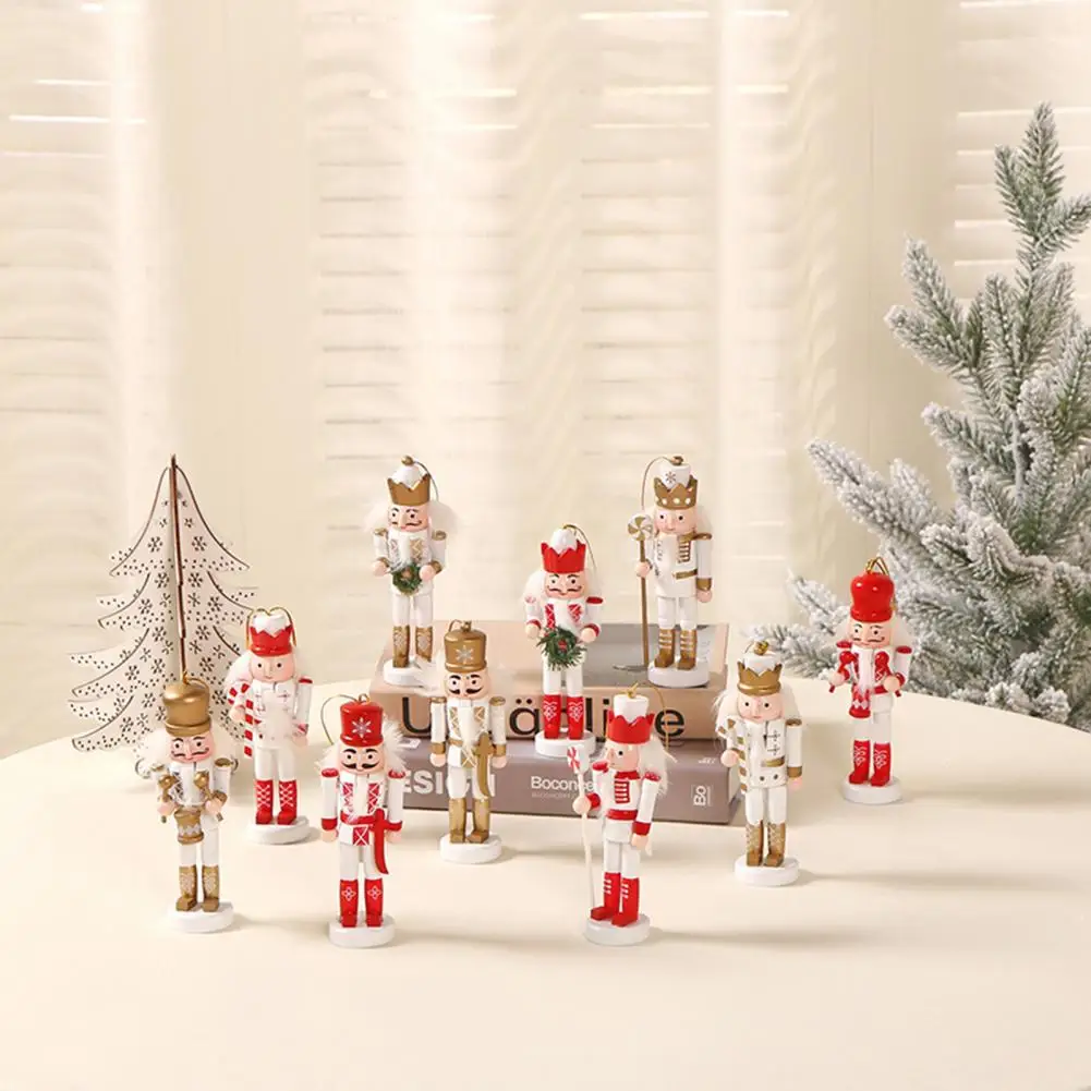 Fancy Puppet Ornaments Delicate Colorful Decorative Wooden Puppet Nutcracker Puppet Soldier Toys 5Pcs/Set
Fancy Puppet Ornaments Delicate Colorful Decorative Wooden Puppet Nutcracker Puppet Soldier Toys 5Pcs/Set